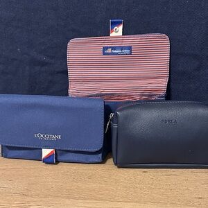 3 Philippine Airlines amenity kit bags